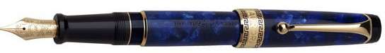 AURORA - Aurora Auroloide Blue Gold trim Fountain Pen SALE /*/-